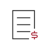 RedBlack Billing icon - red+black