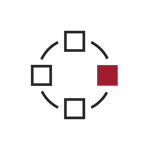 RedBlack Order Management icon - red+black