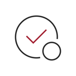 RedBlack Pre-trade compliance icon - red+black